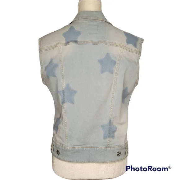 LULAROE Denim Sleeveless JACKET - Picture 4 of 6